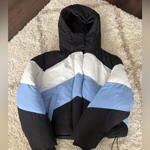 Topshop Black Puffer Jacket from Nordstrom